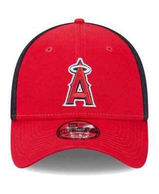 Men's Red Los Angeles Angels Team Neo 39THIRTY Flex Hat
