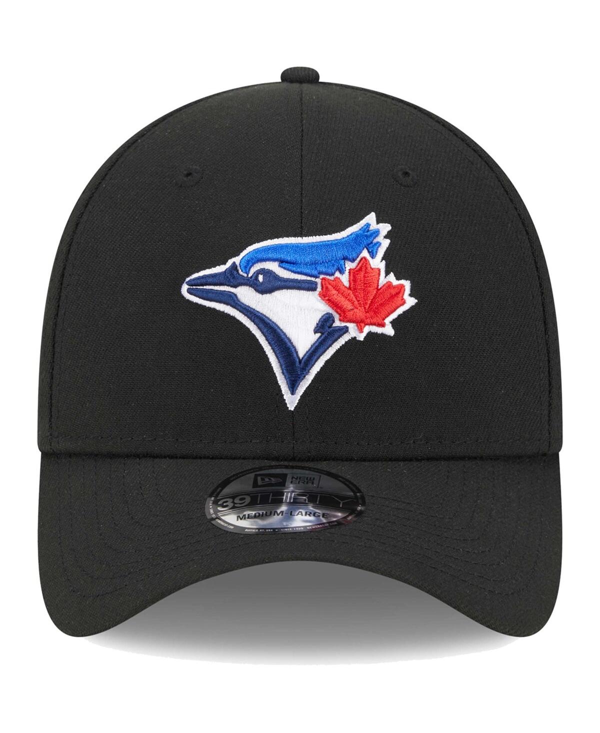 Men's New EraToronto Blue Jays Logo 39THIRTY Flex Hat - Black