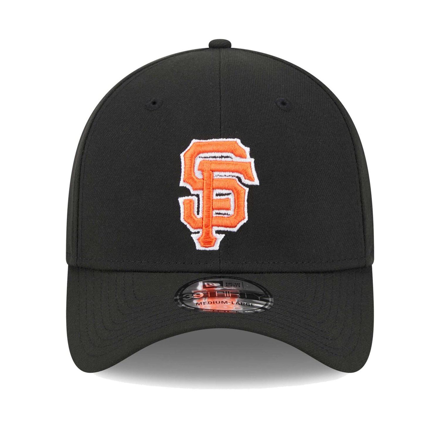 Men's Black San Francisco Giants Logo 39THIRTY Flex Hat