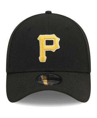 Men's Black Pittsburgh Pirates Logo 39THIRTY Flex Hat