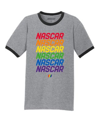Men's Gray NASCAR Repeat Logo T-shirt