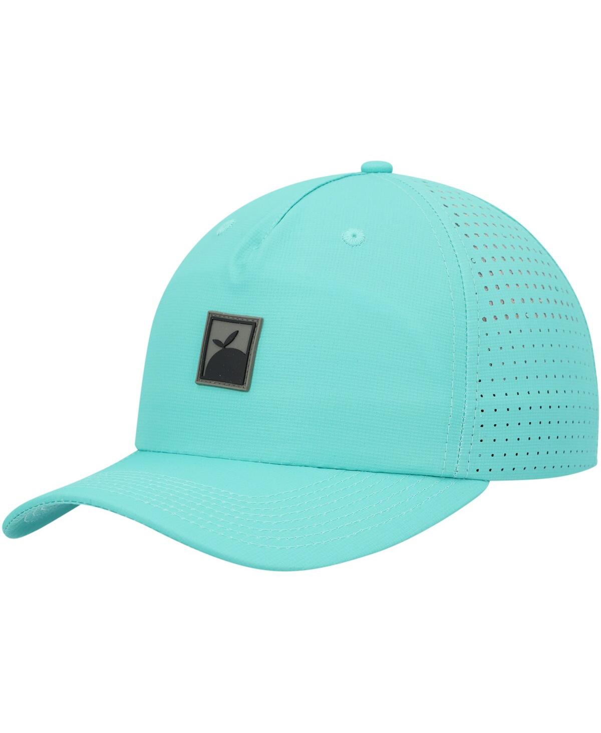 Flomotion Men's  Mint Rubber Logo Snapback Hat