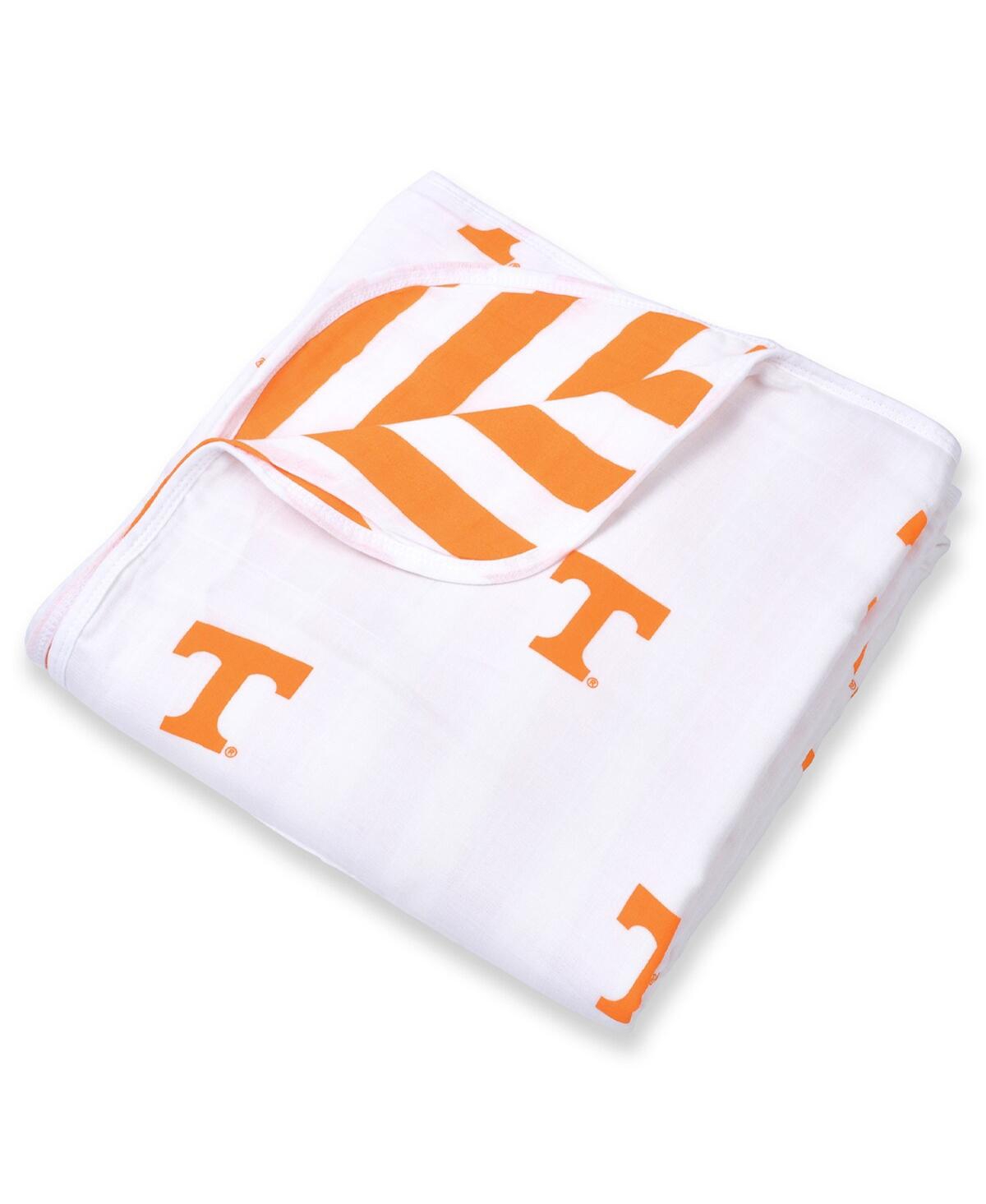 Three Little Anchors Infant Boys And Girls  Tennessee Volunteers 47" X 47" Muslin 4-layer Blanket In White