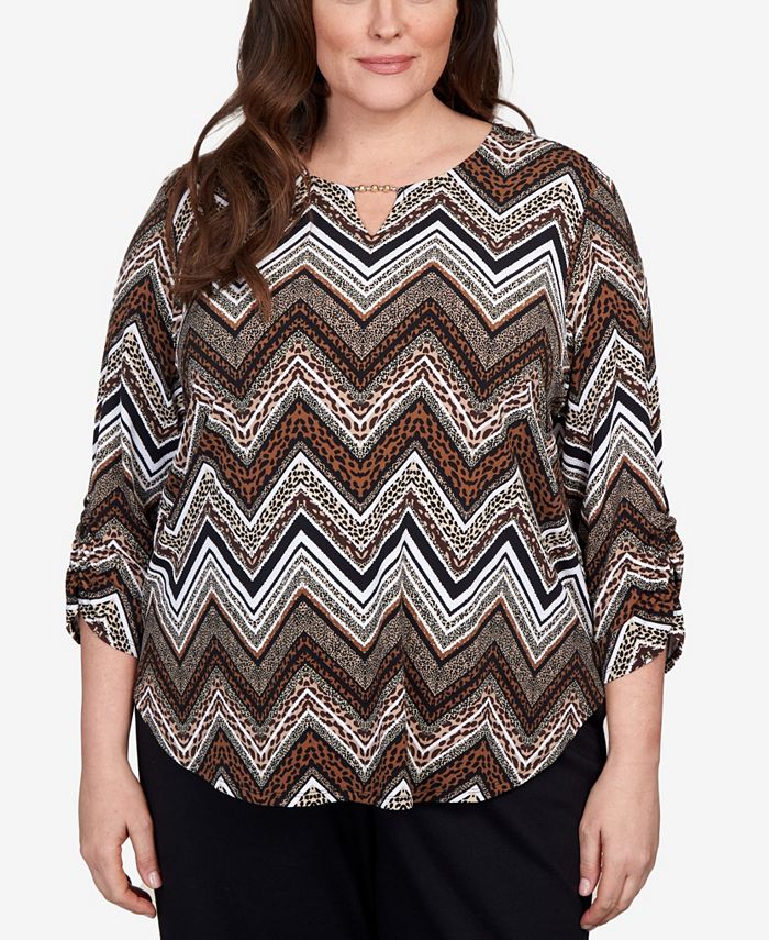 Macys plus size alfred deals dunner