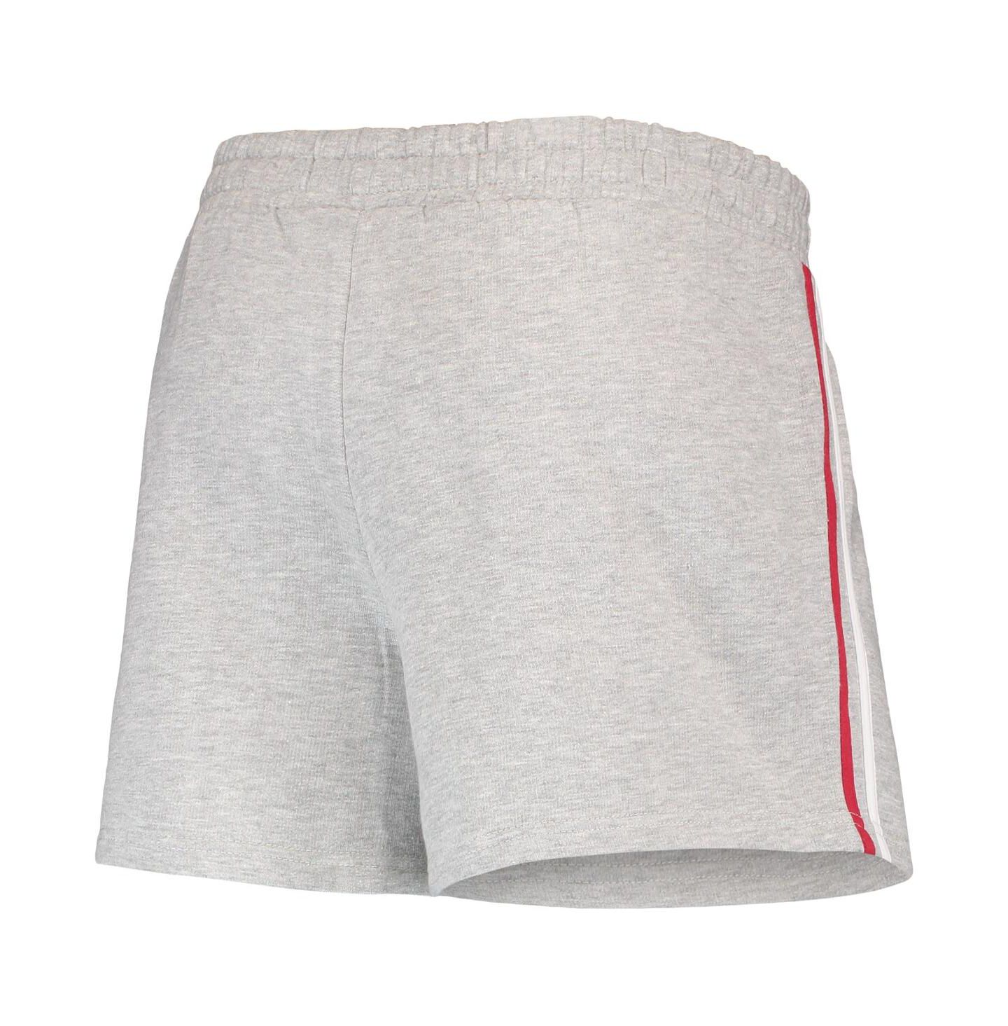 Женские шорты Profile Heathered Gray Oklahoma Sooners Plus Size 2-Stripes — фото 4
