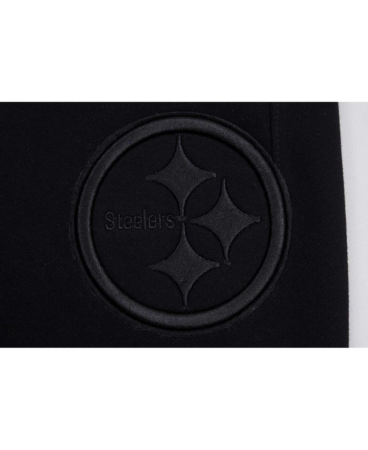 Shop Pro Standard Men's  Black Pittsburgh Steelers Neutral Fleece Sweatpants