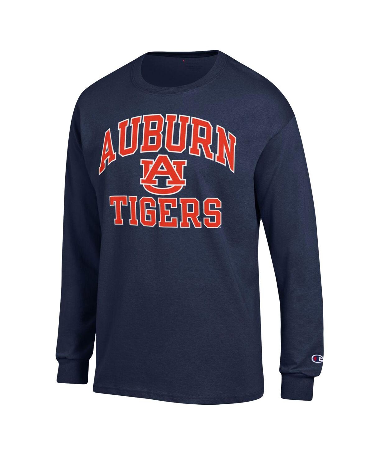 Men's ChampionAuburn Tigers High Motor Long Sleeve T-shirt - Navy