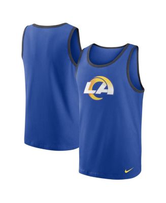 Men's Nike Royal Los Angeles Rams Tri-Blend Tank Top - Macy's