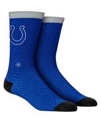 Men's Rock 'Em Socks Indianapolis Colts Herringbone Dress Socks - Macy's