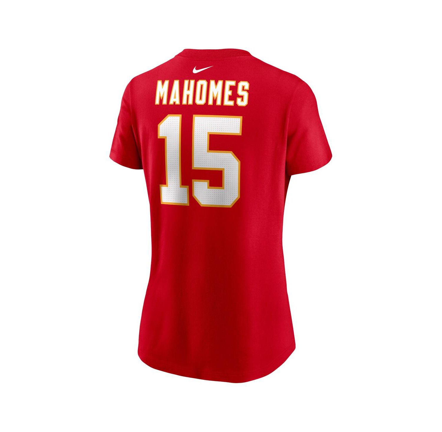 Women's Patrick Mahomes Red Kansas City Chiefs Player Name and Number T-shirt