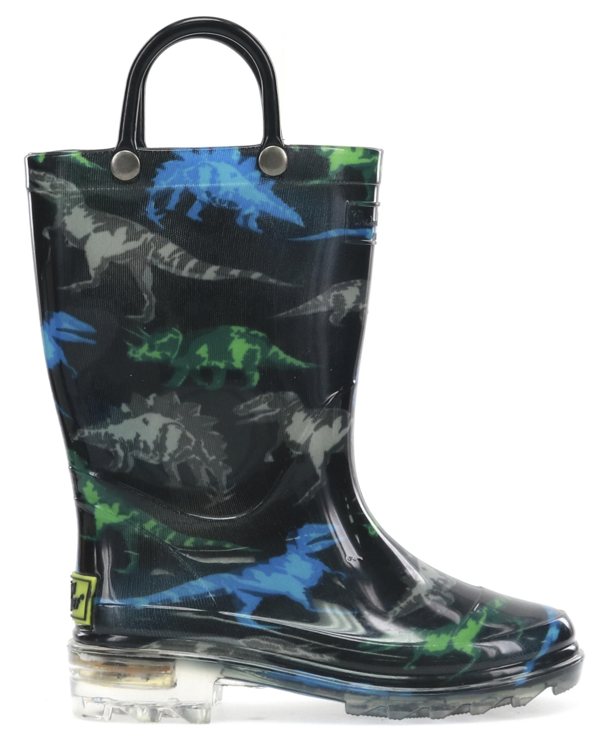Toddler & Little Boy's Dinosaur Friends Lighted Rain Boot