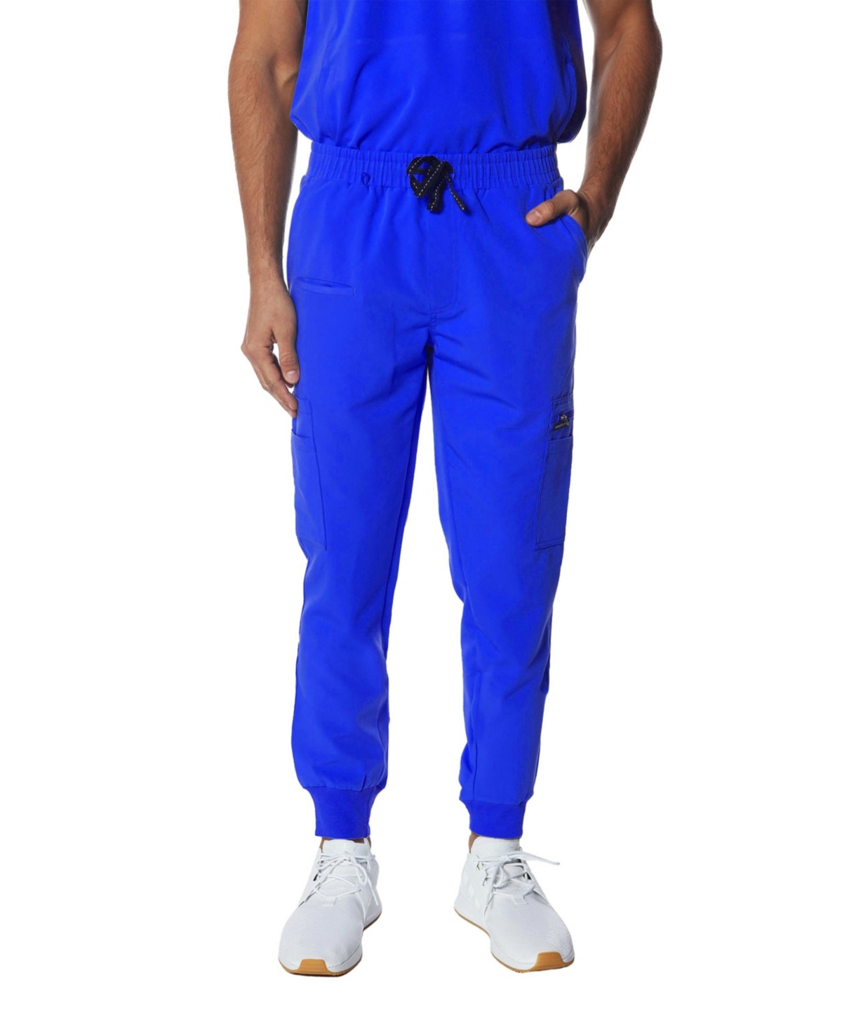London Jogger Scrub Pants For Tall Men - Royal blue