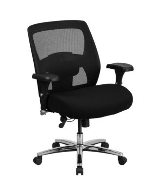 24/7 Intensive Use Big & Tall 500 Lb. Rated Mesh Executive Swivel Ergonomic Office Chair With Ratchet Back