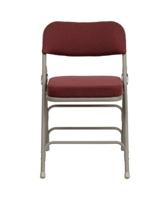 2 Pack Home & Office Portable Party Events Fabric Padded Metal Folding Chair