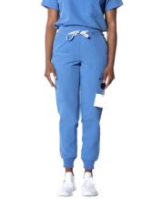 Ocean ave Women's Support Waistband Scrub Pants with Cargo Pocket, Size 3XL  Tall Inseam, Wine