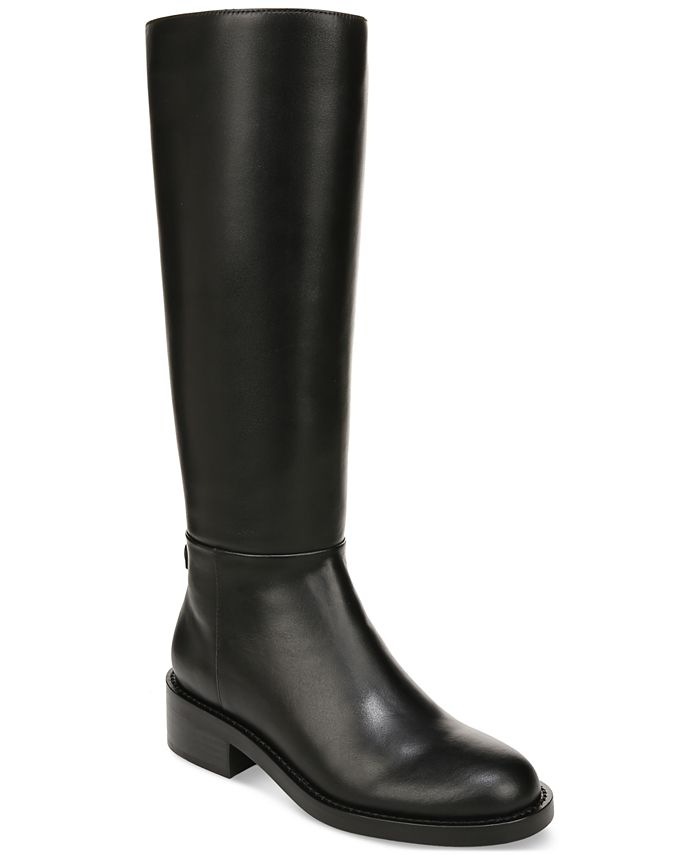 Leather riding boots Vince Camuto Black size 7 US in Leather