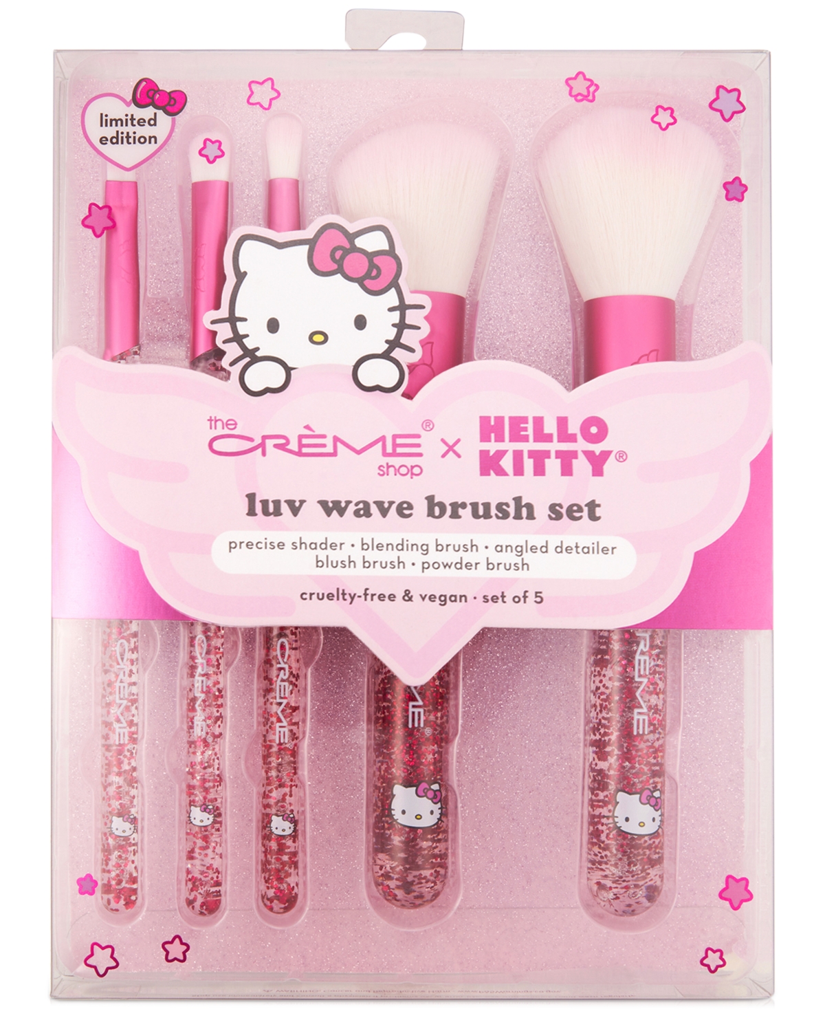 The Creme Shop 5-pc. Hello Kitty Luv Wave Brush Set In No Color