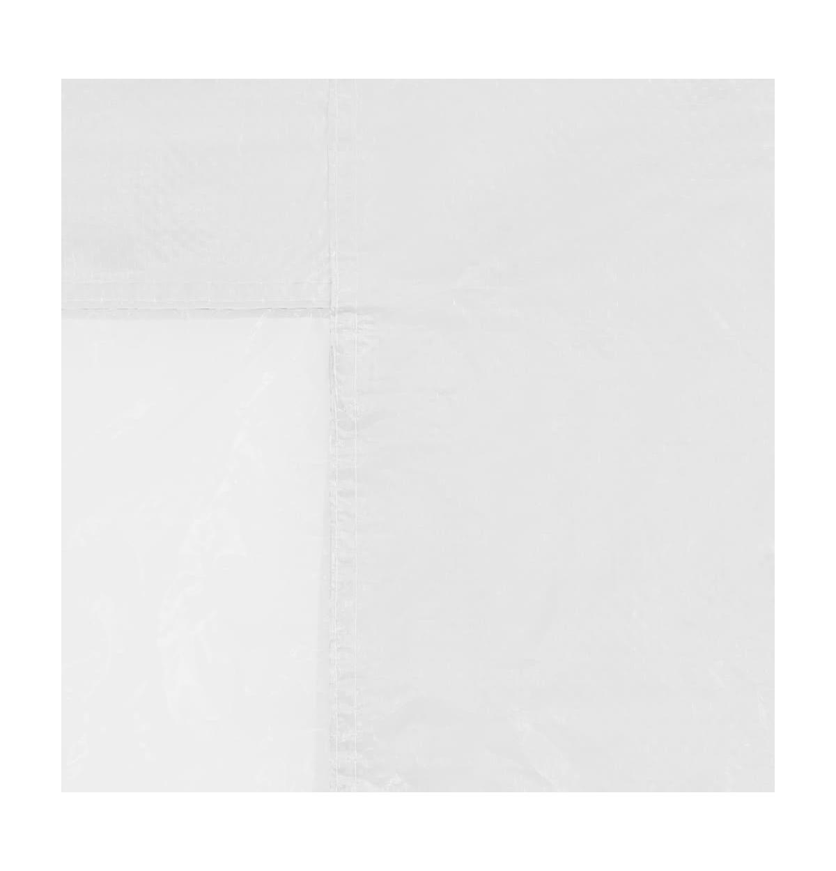 vidaXL Party Tent Sidewall 2 pcs with Window Pe- White