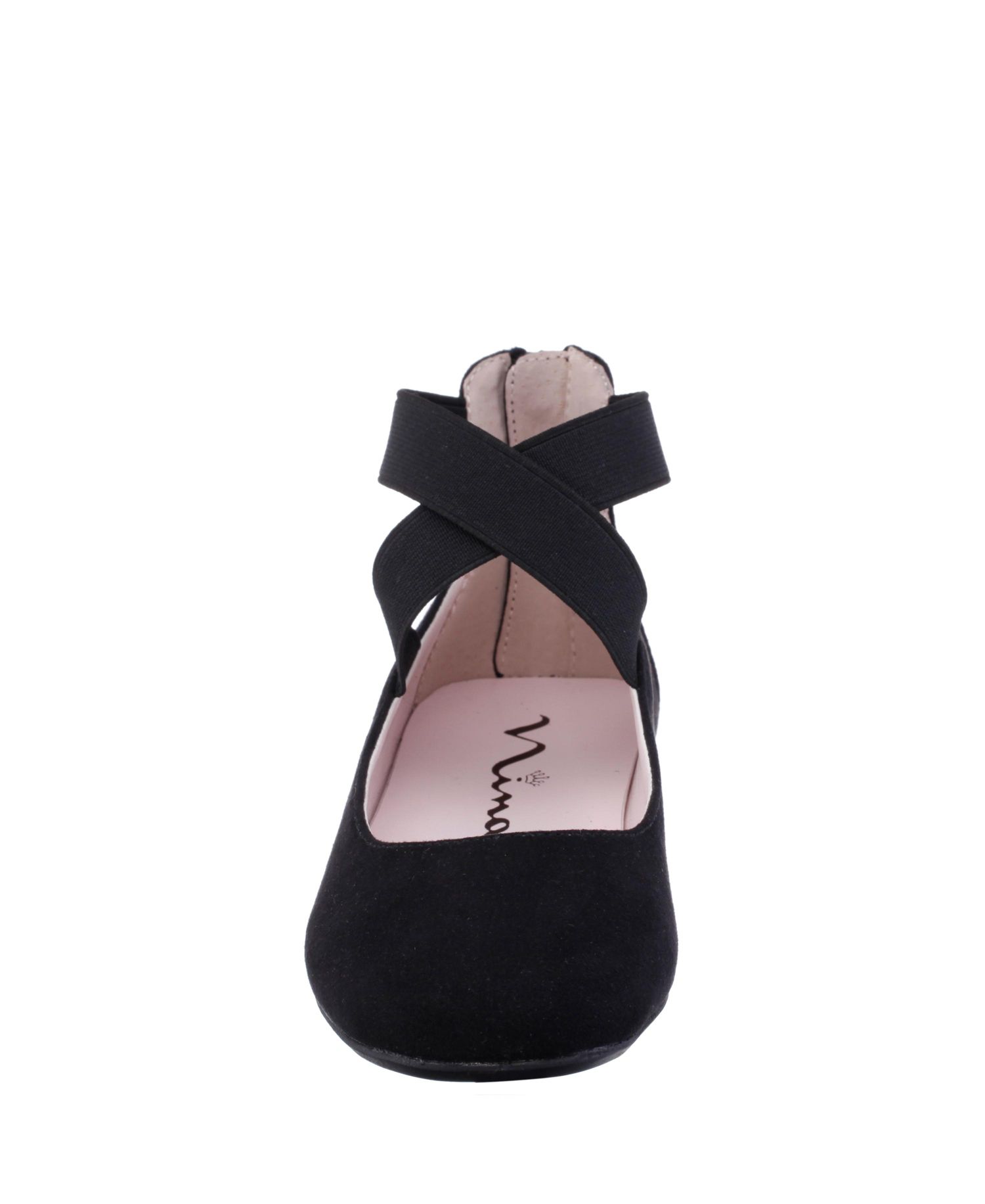 Little Girls Marissa Crisscross Ankle Strap Ballet Flat