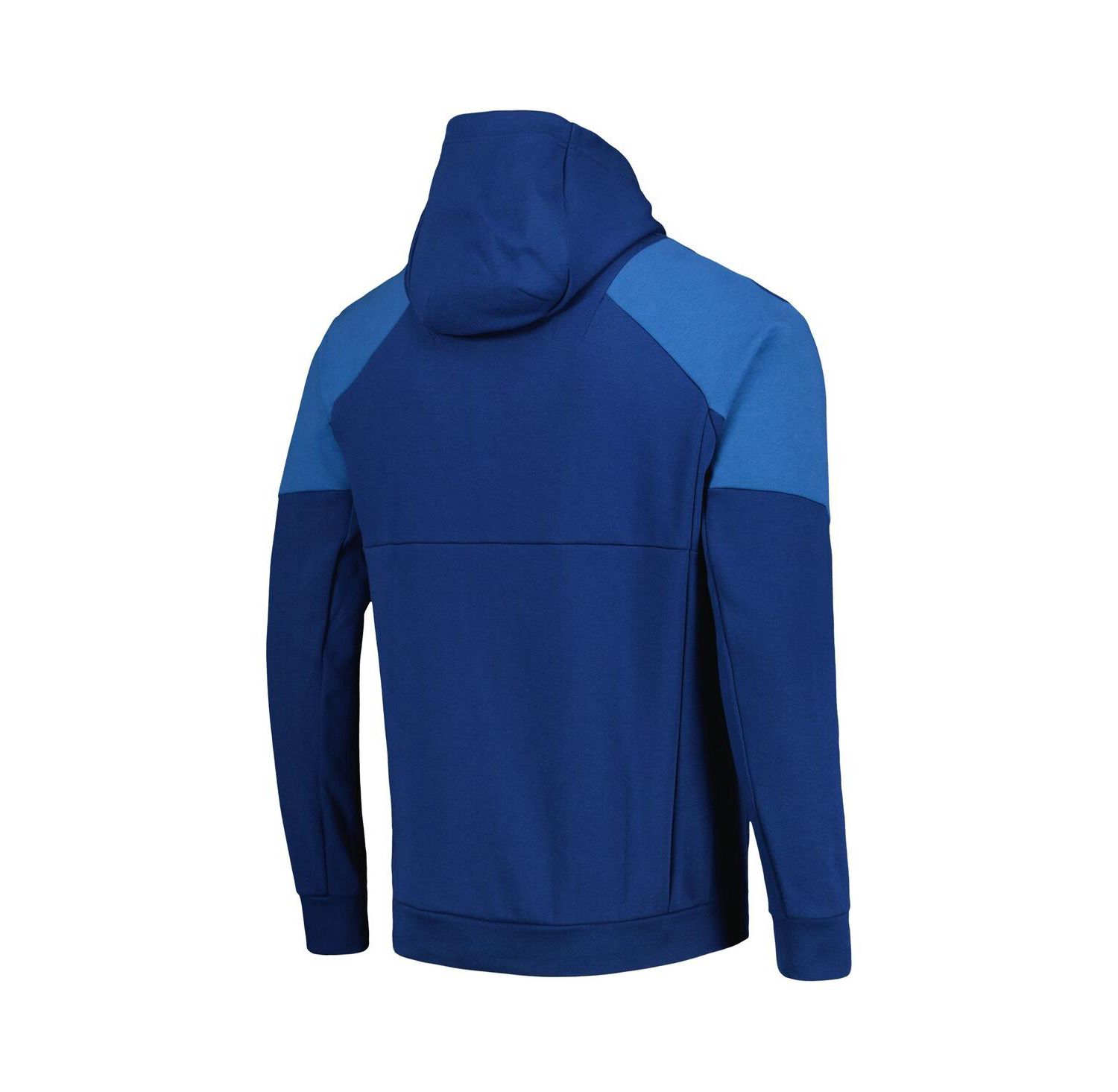 Men's Blue Seattle Sounders FC 2023 Player Travel Pullover Hoodie