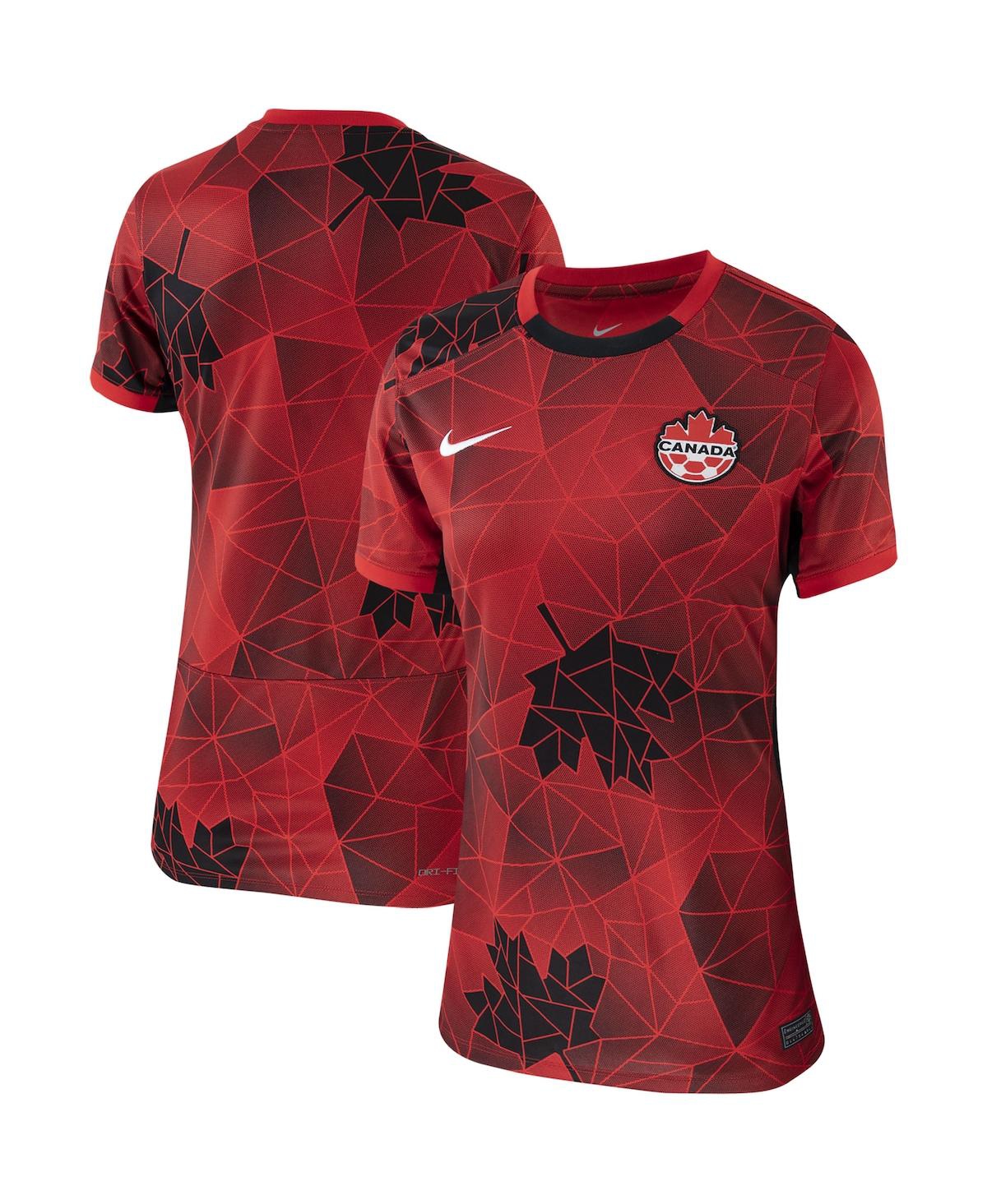 Women's NikeCanada Women's National Team 2023 Home Replica Jersey - Red, Black
