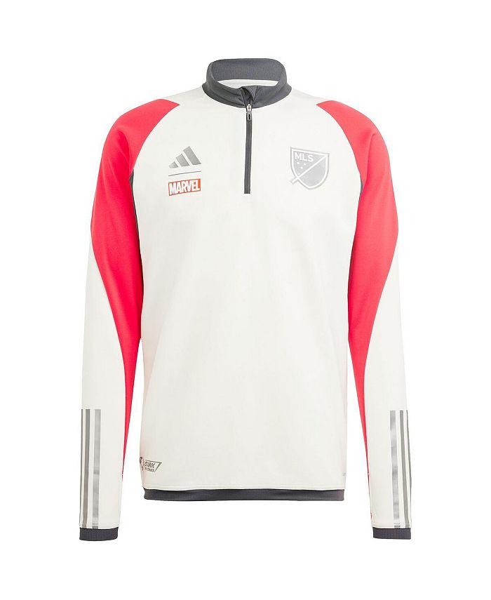 adidas Men's White, Red 2023 MLS All-Star Game x Marvel Training