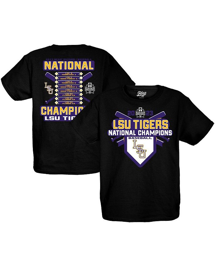 LSU Men's Nike College Full-Button Baseball Jersey.