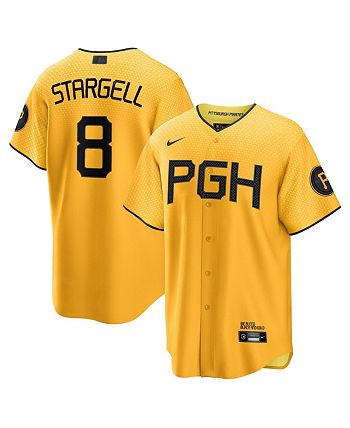 Nike Men's Willie Stargell Gold Pittsburgh Pirates 2023 City Connect Replica  Player Jersey - Macy's