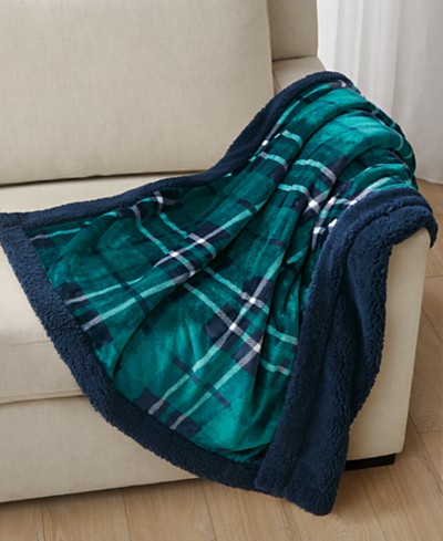 Poppy Fritz Solid Ultra Soft Plush Fleece Blankets