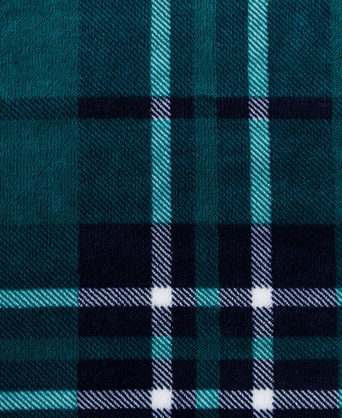 Charter Club Plaid Plush Reversible Sherpa Throw, 50" x 60", Created for Macy's Macy's