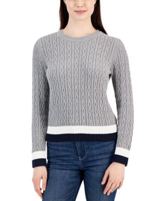 Tommy hilfiger perry 2024 colorblocked raglan sleeve sweater