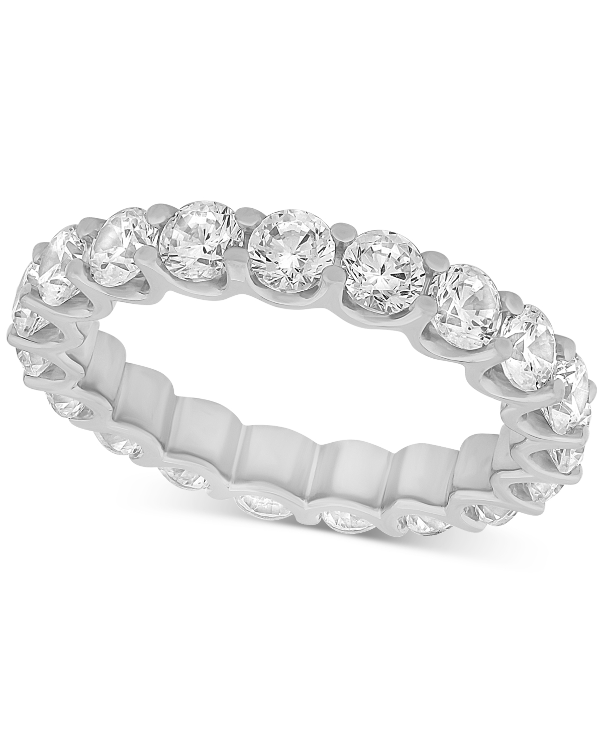 Macy's Diamond Eternity Band (5 Ct. T.w.) In Platinum Or 14k Gold In White Gold