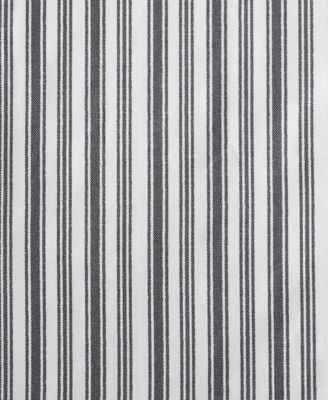 Coleridge Stripe Cotton Reversible Duvet Cover, Full/Queen