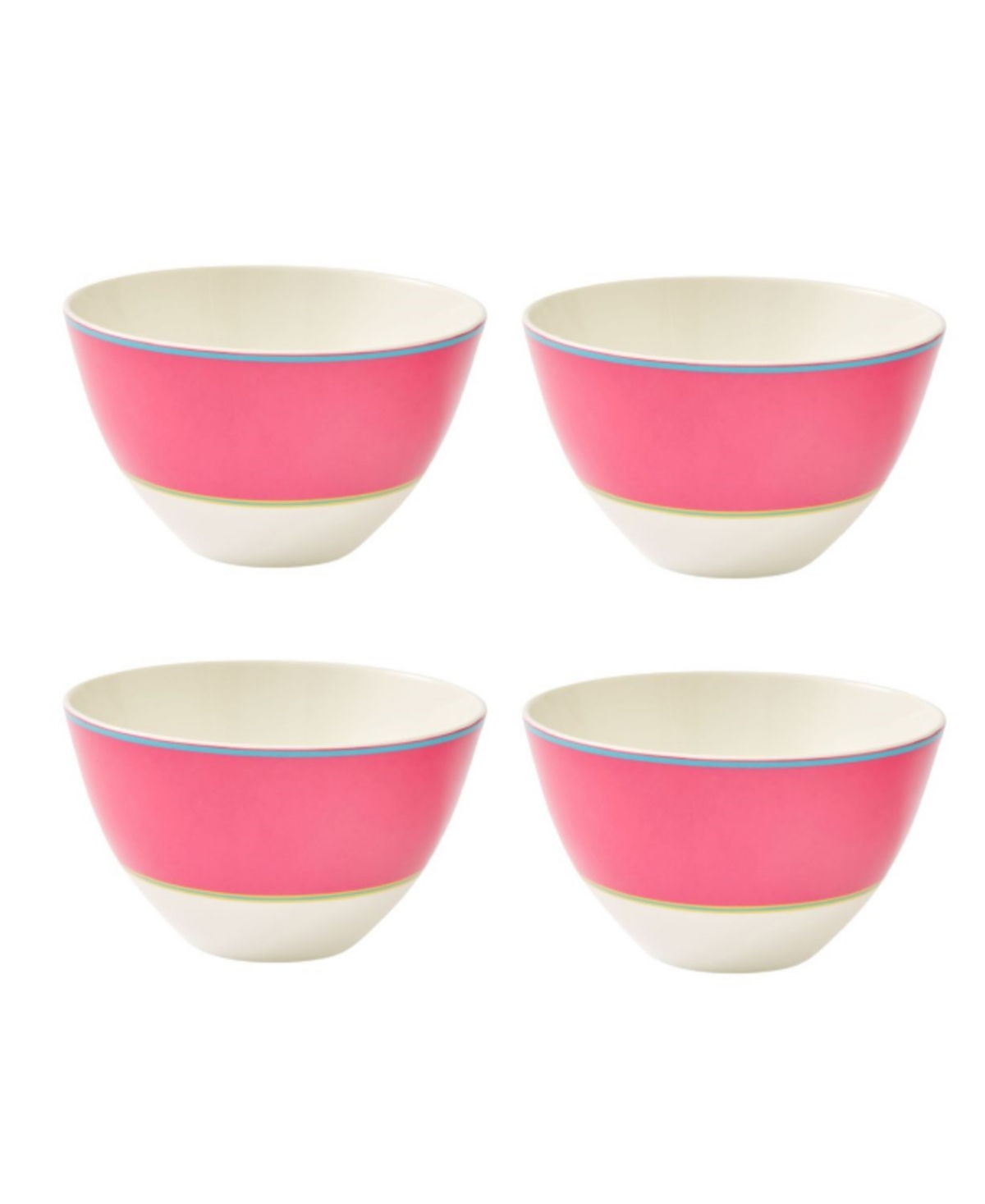 Calypso 4 Piece Bowls Set, Service for 4 - Stripe