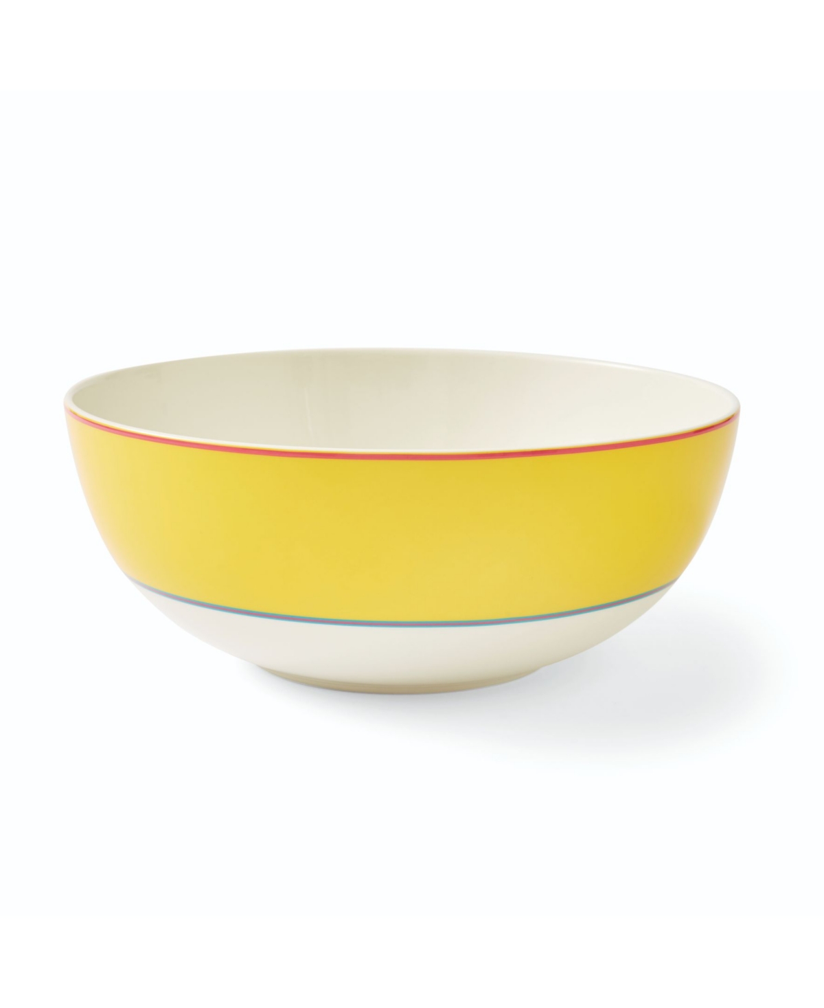 Kit Kemp For Spode Calypso Serving Bowl, 10" In Yellow