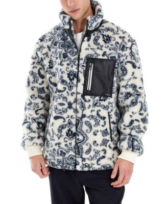 Guess sherpa jacket sale