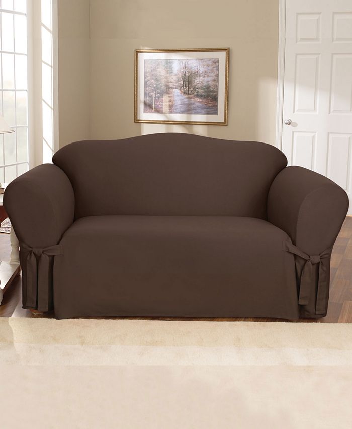 Sure Fit Duck Loveseat Slipcover Macy's