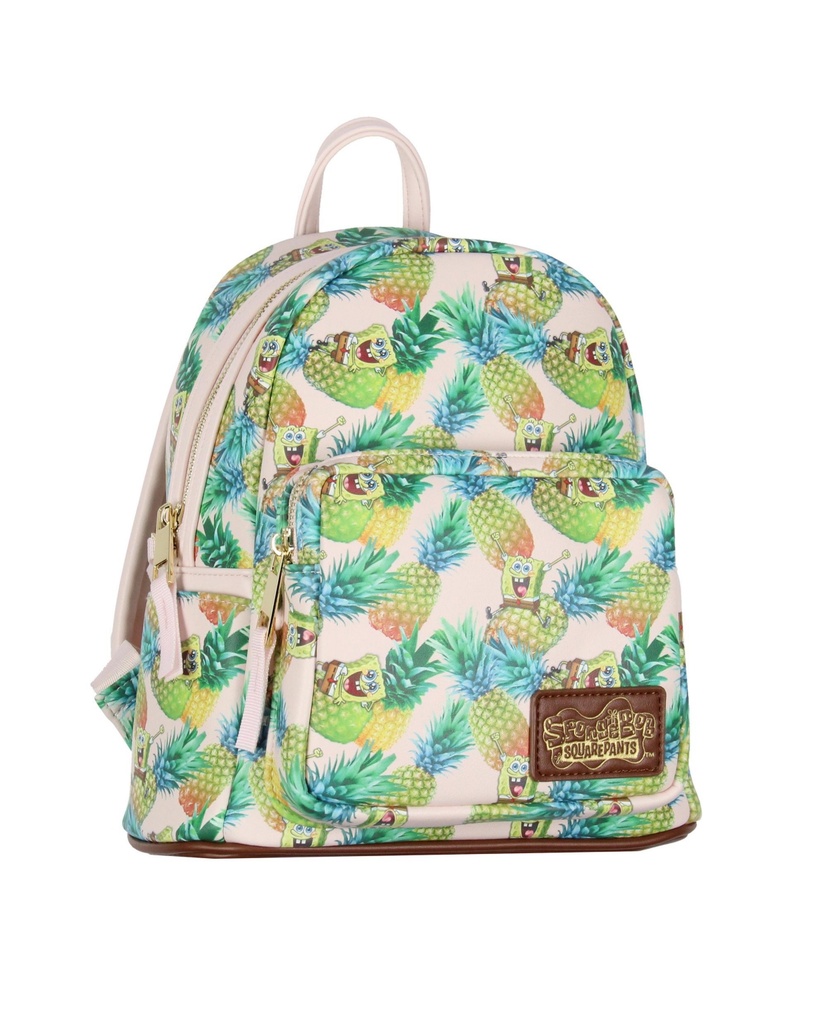 Nickelodeon Cartoon Pineapple Tossed Print Mini Backpack - Pink