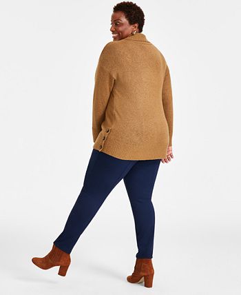 Style & Co Women's Shawl-Collar Tunic Sweater, XS-4X, Created for