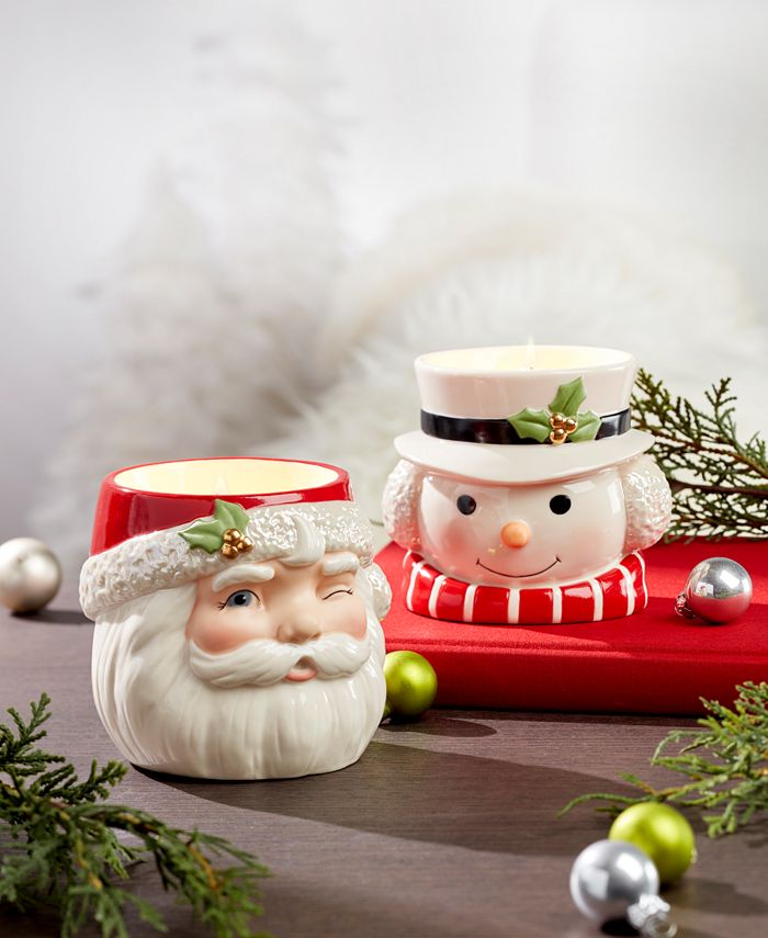 Lenox Snowman Figural Porcelain Tealight Candle Holder Macy's