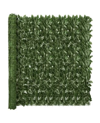 Balcony Screen with Dark Green Leaves 118.1"x59.1"