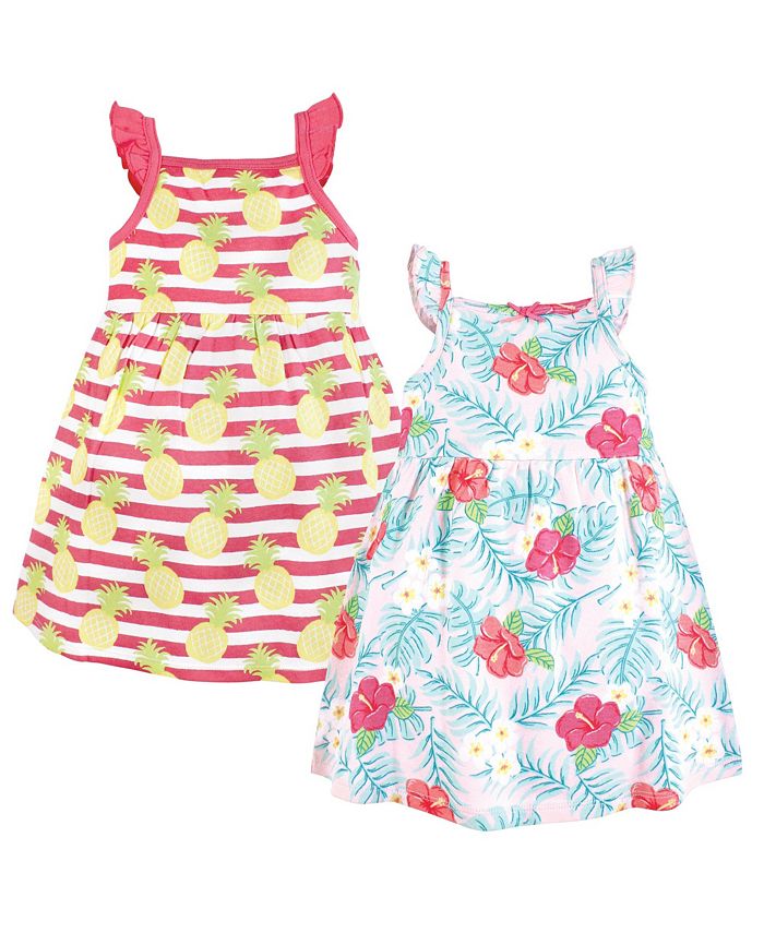 Hudson Baby Baby Girls Cotton Dresses Tropical Floral Macy s