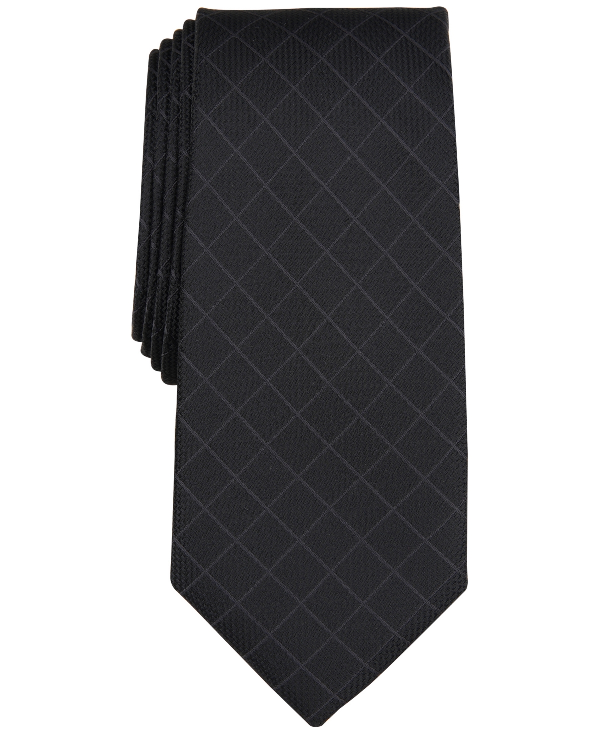 Alfani Men's Lowell Grid Tie In Black