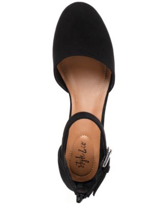 Women's Alinaa Two-Piece Block Heel Dress Pumps, Created for Macy's