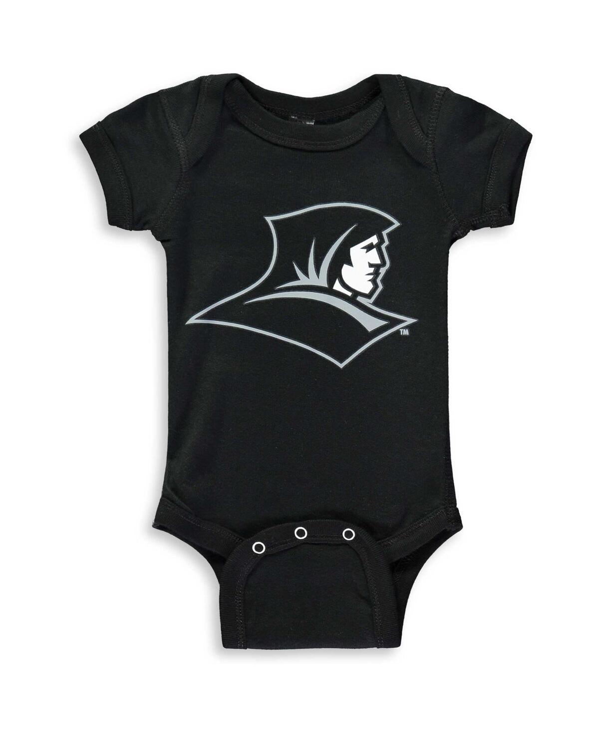 Two Feet Ahead Babies' Infant Boys And Girls Black Providence Friars Big Logo Bodysuit