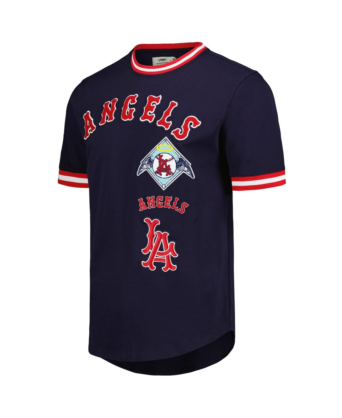 Pro Standard Men's  Navy Los Angeles Angels Cooperstown Collection Retro Classic T-shirt In Navy