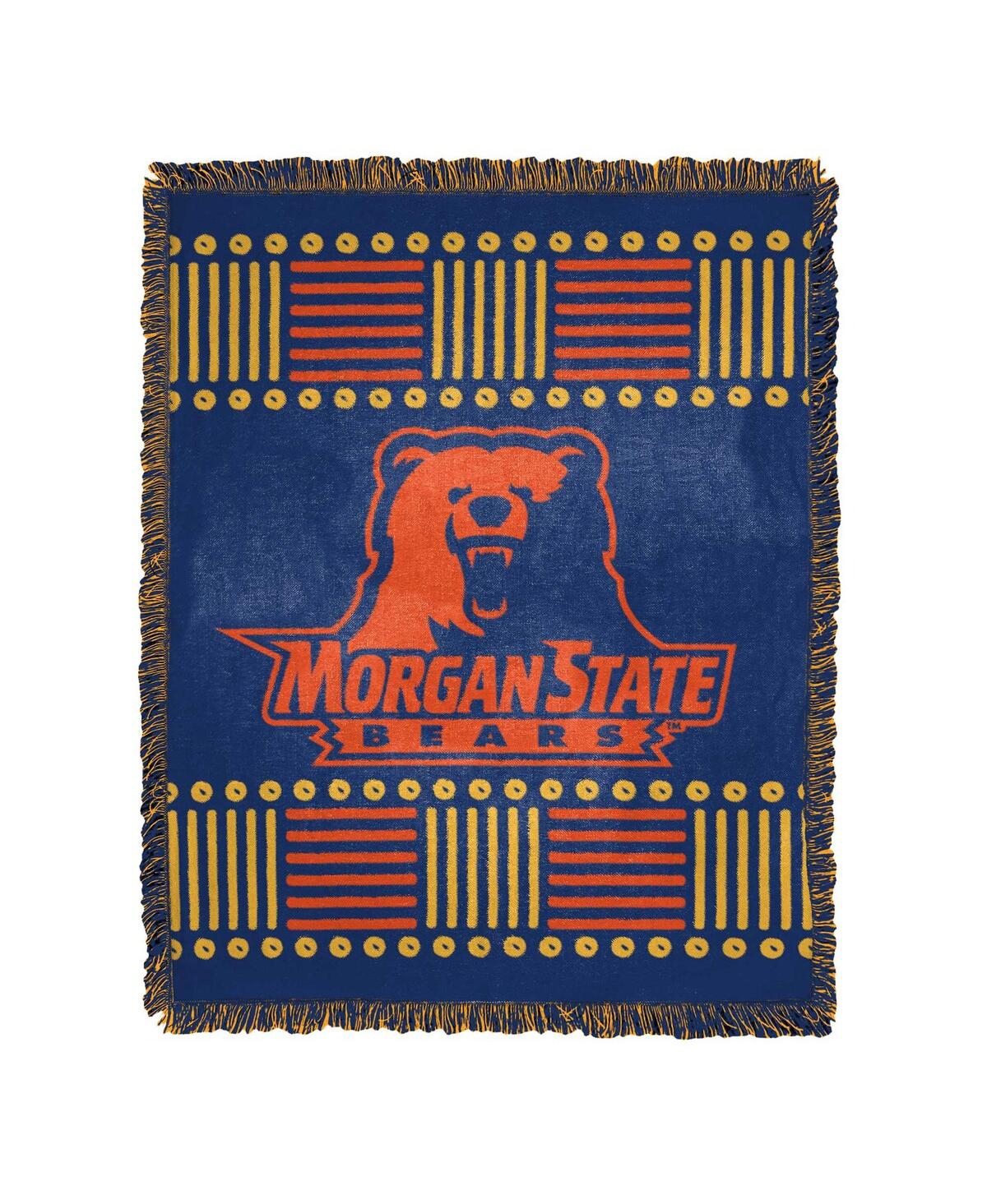 Northwest Company The  Morgan State Bears Homage Jacquard Throw Blanket In Blue