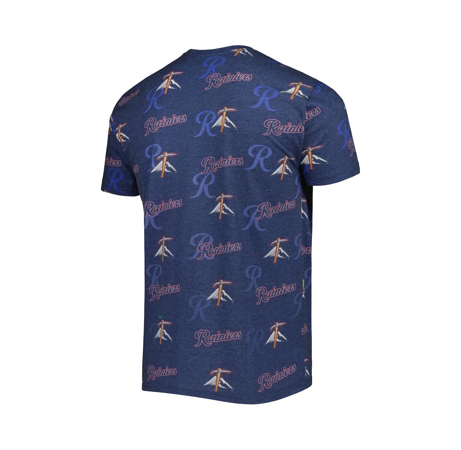 Men's Navy Tacoma Rainiers Allover Print Crafted T-shirt