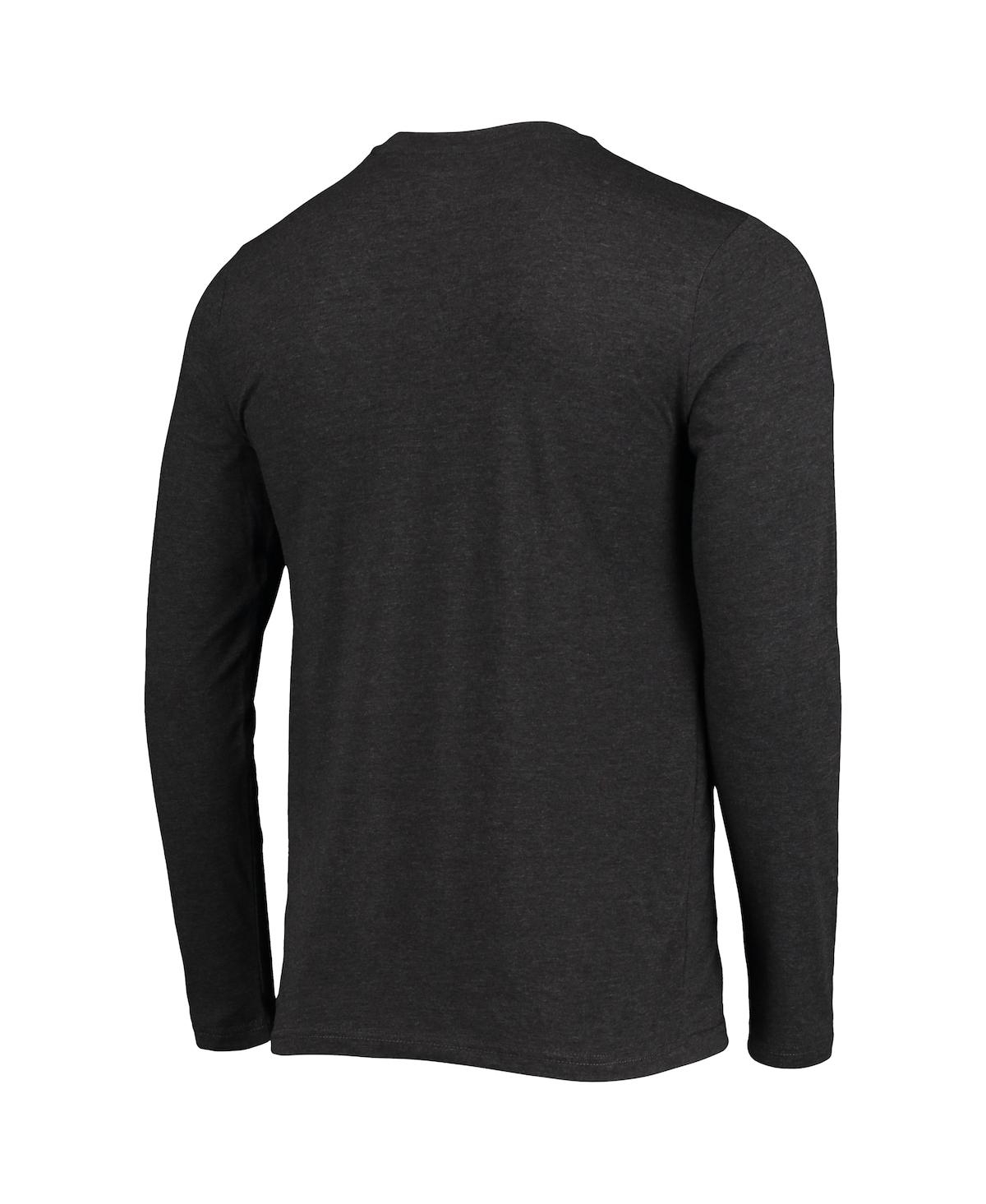 Concepts Sport Red/heathered Charcoal Illinois State Redbirds Meter Long Sleeve T-shirt & Pants Slee In Red,heathered Charcoal