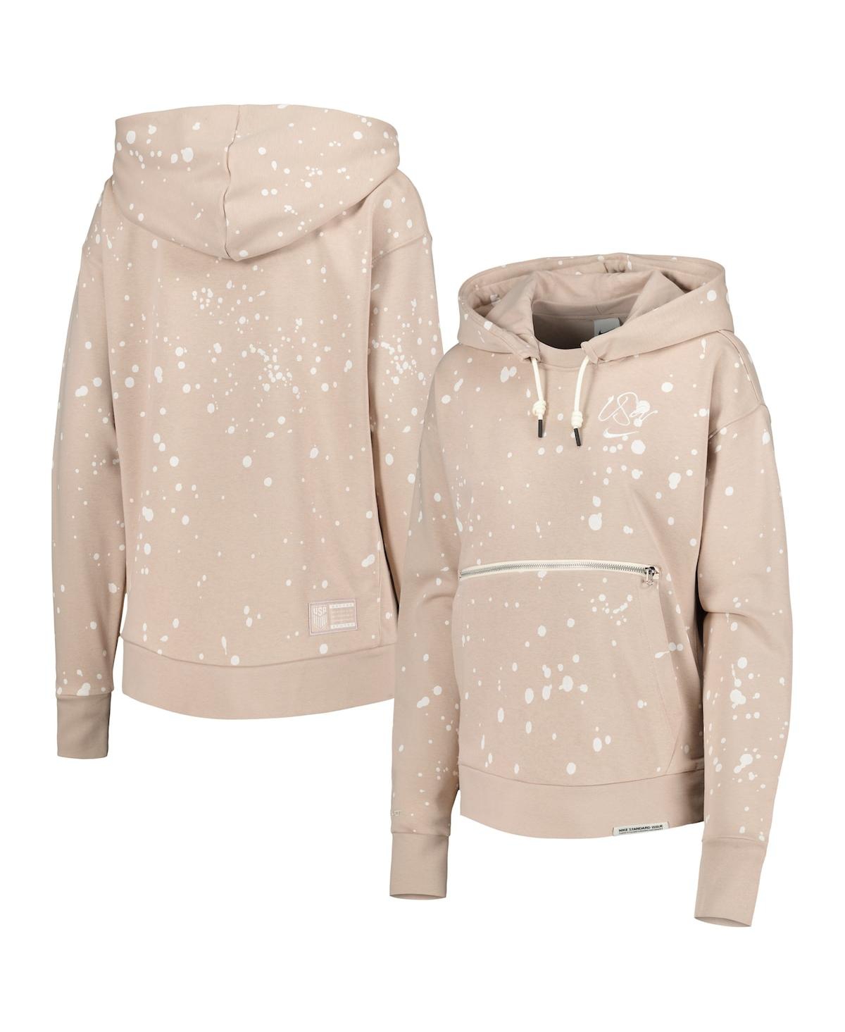 Women's NikeUsmnt Standard Issue Pullover Hoodie - Tan